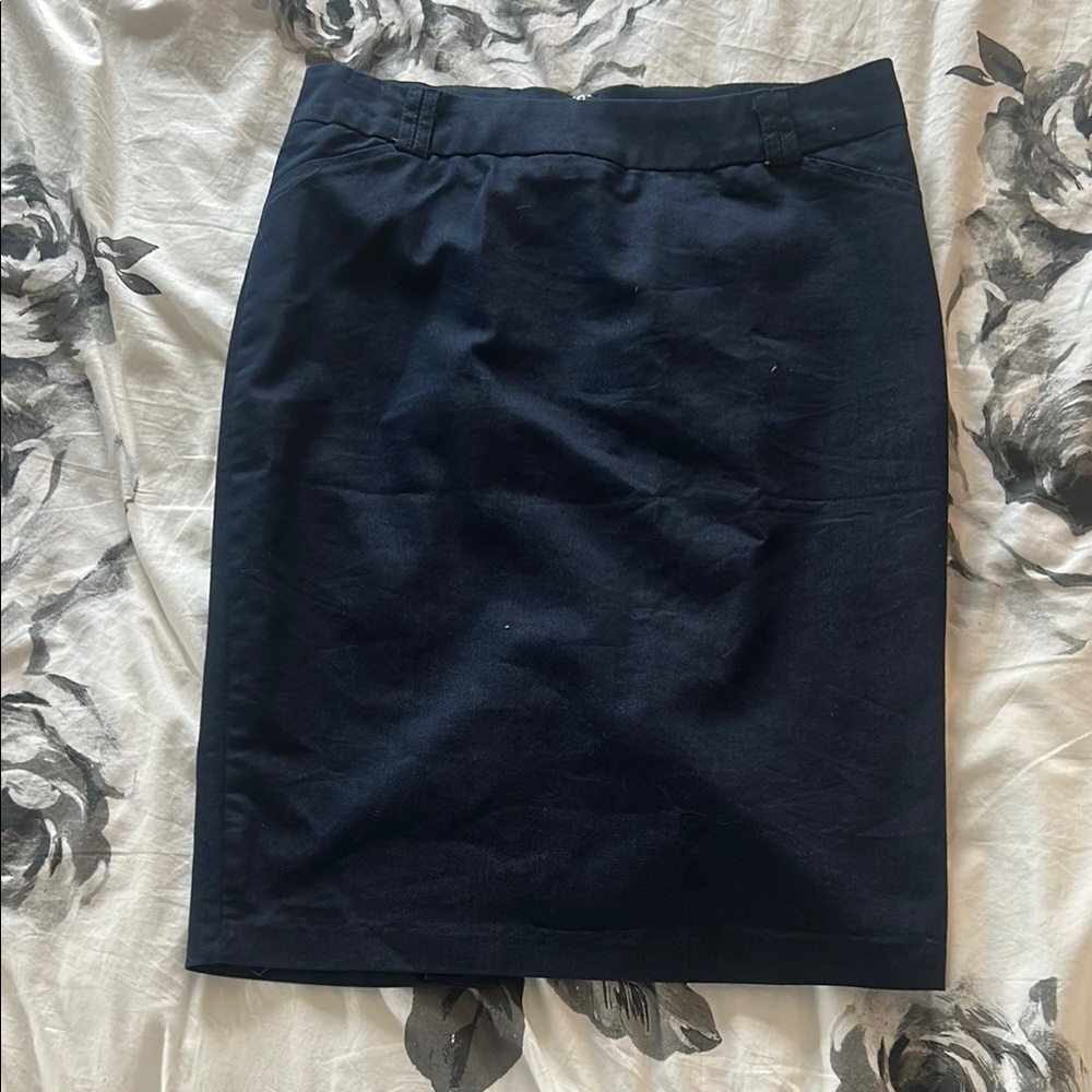 Forever 21 Blue Pencil Skirt Knee-Length Work